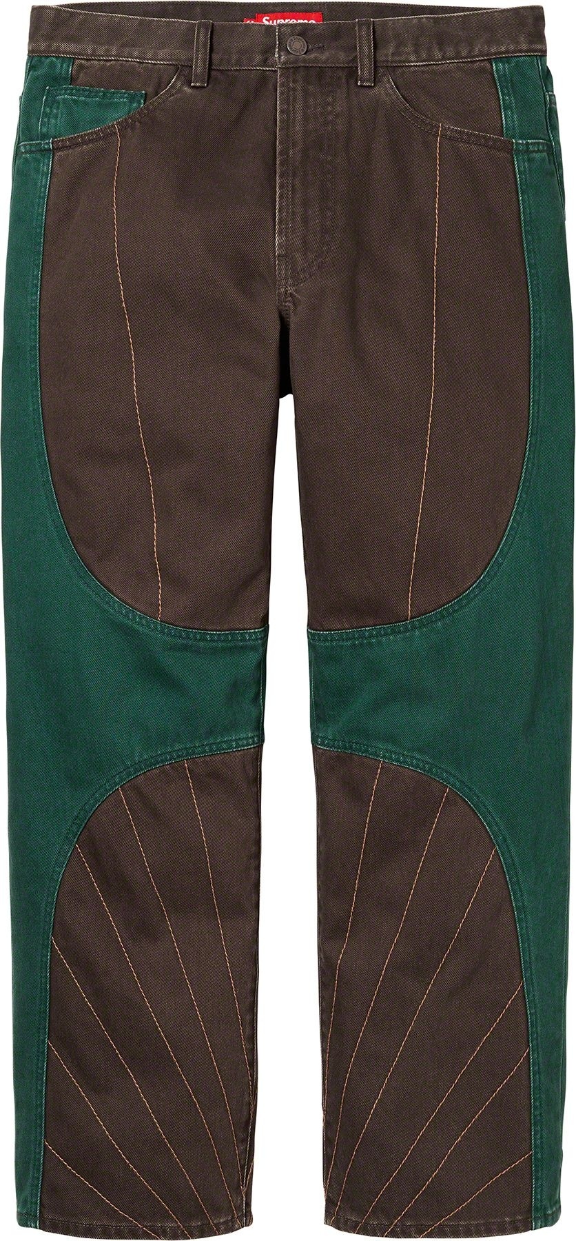 Radial Embroidered Loose Fit Jean view 6
